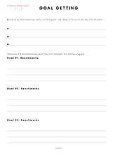 Load image into Gallery viewer, Goal Getting, printable